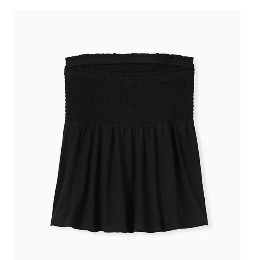 Torrid black strapless top